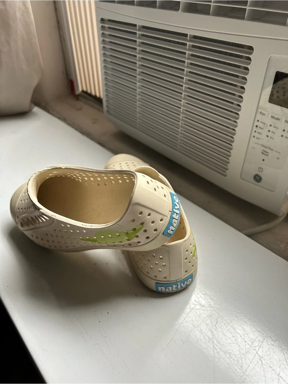 Native x Star Wars Slip-On Shoes in Cream